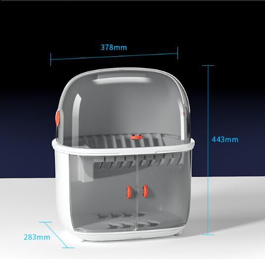 Estante para almacenar platos desinfectados